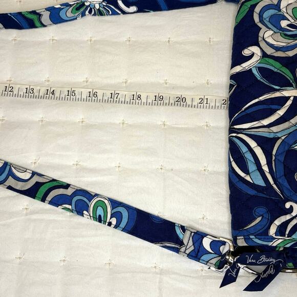 Vera Bradley Mediterranean Blue Messenger Bag - Picture 14 of 14